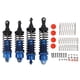 thumbnail image 1 of 4 Uds RC amortiguadores delanteros traseros aleación de aluminio plástico resorte elástico RC amortiguadores para coche TRAXXAS SLASH 1/10, 1 of 8