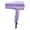 Purple, variant on Hot Beauty 1875 Ceramic Hair Dryer, Powerful Fast Drying, Multi-Setting with Comb Attachment, Additional Detangler Included, Slide Bar Switch, Compact for Home & Travel (Purple)