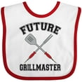 thumbnail image 3 of Inktastic Future Grillmaster Bbq Grilling Boys or Girls Baby Bib, 3 of 4