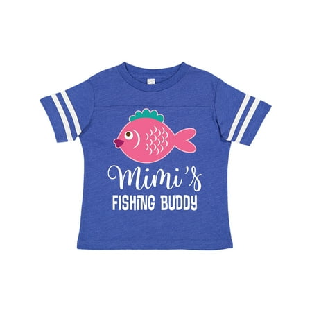 

Inktastic Mimi s Fishing Buddy Girls Gift Toddler Toddler Girl T-Shirt