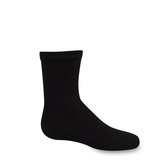 Boys' Cushion Crew Socks, 12 1 Bonus Pack