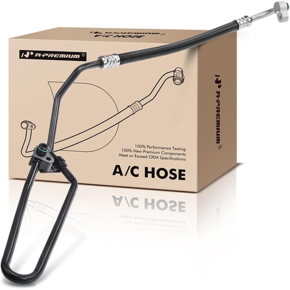 A-Premium A/C Discharge Line Hose Assembly Compatible with Honda Pilot 2003-2004 & Acura MDX 2001-2002, 3.5L, Compressor to Condenser