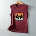 thumbnail image 4 of Birdeem Womens Sleeveless Top V-Neck Pullover Printing Vest, 4 of 4