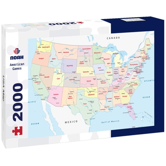 USA Map 2000pc Puzzle
