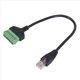 thumbnail image 2 of 5X Conector de Terminal de Tornillo RJ45 Cable RJ45 Macho una Cable de Extensión de 8 Pines para Cat5 / 6/7 Ethernet Extender AV CCTV DVR, 2 of 5