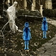 thumbnail image 5 of ‌XMMSWDLA 2025 Halloween Ghost Statue Pair - Halloween Outdoor Decor,Scary Doll Figurine-Metal Garden Stakes for Outdoor Yard Deco, 5 of 6
