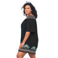 thumbnail image 5 of Swim 365 Women's Plus Size Off-The-Shoulder Cover Up, 5 of 6