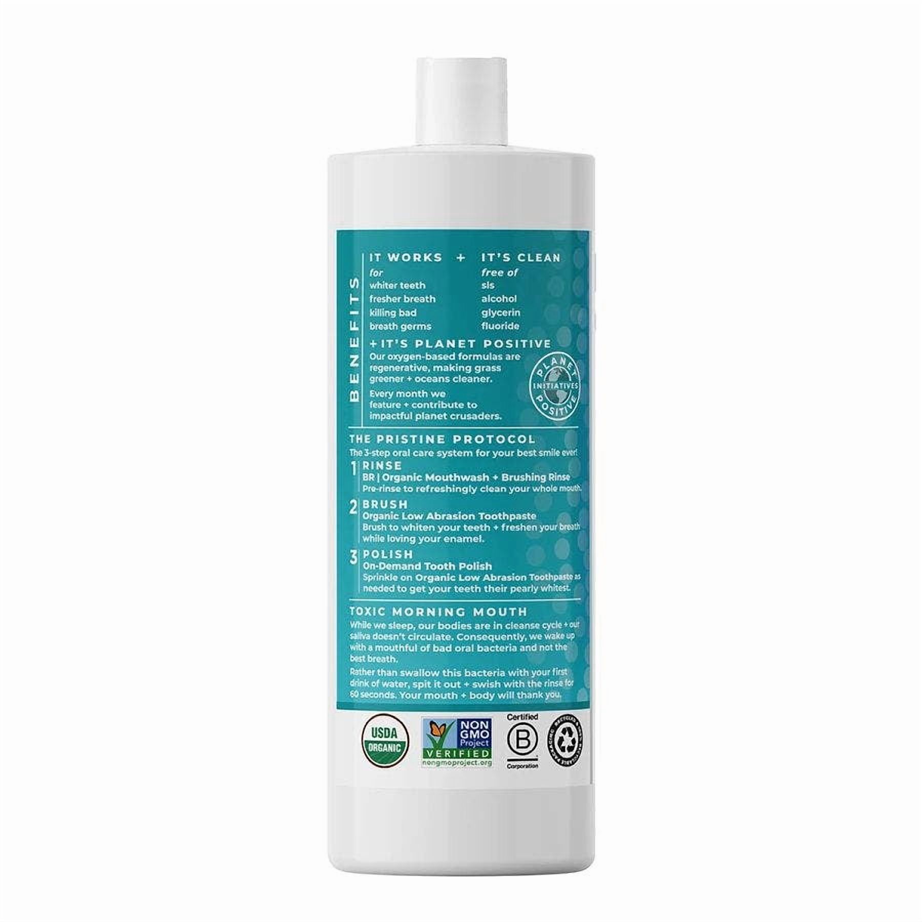 Essential Oxygen BR Organic Mouthwash, Flouride-Free,  Wintergreen, 32 oz, 3 Pack