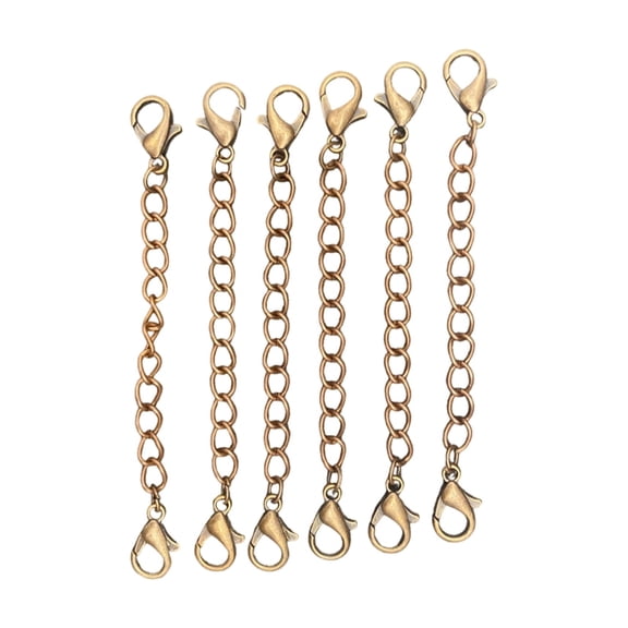 Stainless Steel Jewelry Extender Chains – 18 Piece Suitable For Necklaces Bracelets And Anklets; Lengths: 1"