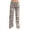 Grey - Plaid Black Grey, variant on Women's Plush Pajama Pants - Soft and Cozy Lounge Pants (Grey - Plaid, X-Large)