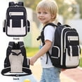 thumbnail image 4 of Kamentoy School Backpack with Chest Strap Lightweight Small Size Daypack for Casual Student Rucksack Adjustable Shoulder Straps Travel Backpack Back To School Essentials, 4 of 5