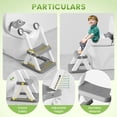 thumbnail image 3 of Asiento de entrenamiento para baño COOSEYA Frog 2 en 1 antideslizante, 3 of 7