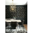 thumbnail image 3 of NextWall Ebony & Gold Woodland Whimsy Peel and Stick Wallpaper - 20.9 in. W x 18 ft. L Roll, 3 of 7