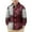 Red, variant on Cethrio Boys' Button Down Shirts, Plaid Fall Collared Casual Long Sleeve Shirts Brown Size 6
