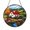 Acrylic 3.5 Inch, variant on Rustic Autumn Cottage Stained Glass Suncatcher with Fall Trees and Stream Scene, Round Window Hanging Decor