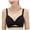 Black, variant on Twist Front Smooth Seamless Women Push Up Bra, Adjustable Multi-Hook Back Closure Everyday Support Bra Khaki 36BC