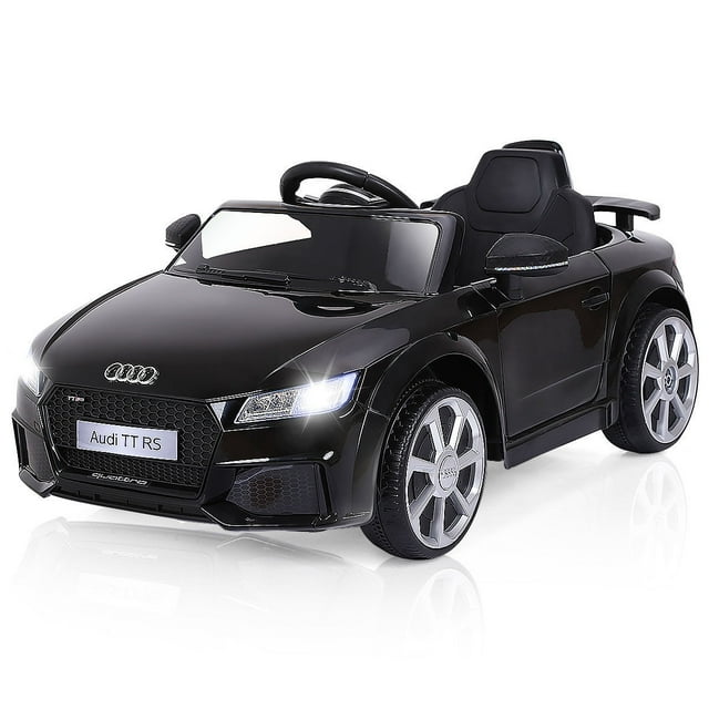 Gymax Voiture Électrique pour Enfants 12V Audi TT RS sous Licence avec Télécommande MP3