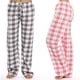 thumbnail image 5 of Pantalones casuales de cuadros clásicos para mujer de primavera y otoño, pantalones holgados para mujer, 5 of 6