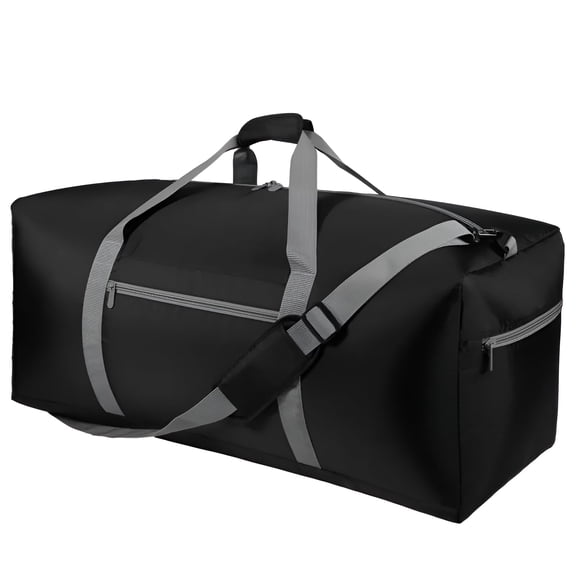 iFARADAY Packable Foldable Duffel Bag, 75L Lightweight Travel Bag, Collapsible Extra Capacity Luggage Bag for Travel, Camping, Moving, Stora