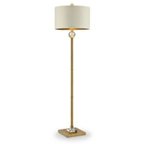 Gold Crystal Accent Floor Lamp