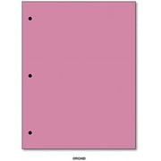 3 Hole Color Paper 8 1/2 X 11 - 100 Papers Per Pack (Orchid)