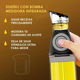 thumbnail image 4 of U Chef Juego De 2 Dispensadores De Aceite De Vidrio Xtellar transparente, 4 of 4