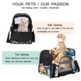 thumbnail image 3 of Sea Turtle Sherpa-Lined Pet Carrier Bag with Fabric 900D Oxford Cloth Base and Nylon Webbing- Travel Friendly and Comfortable Transport, 3 of 7