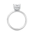 thumbnail image 4 of Melsa - Emerald Cut Moissanite Lab- Diamond Thin Band Solitaire Engagement Ring, 4 of 4