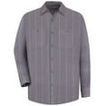 thumbnail image 2 of Red Kap Men's Long Sleeve Industrial Stripe Work Shirt, 2 of 4