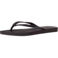 thumbnail image 1 of Ojotas Havaianas Slim para mujer, negras, talle 7/8, 1 of 8