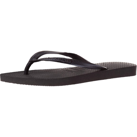 Ojotas Havaianas Slim para mujer, negras, talle 7/8