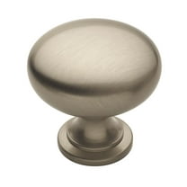 Amerock Everyday Heritage 1-3/16 inch (30mm) Diameter Satin Nickel Cabinet Knob, 10 Pack
