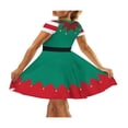 thumbnail image 4 of Robe de Noël pour Femmes à Manches Courtes Robe de Dessin Animé pour les Vêtements de Fête de Vacances, 4 of 5