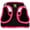 Black and Pink Trim, variant on Plaid Dog Harness Buffalo Check EcoBark Step-In Rapid Fastener Red Dog Vest Halter for Puppy and Small Dogs Reflective Comfort Adjustable Body Harness (Large, Buffalo Check)