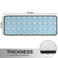 thumbnail image 5 of Kitchen Rugs Sets Of 2,Light Blue Daisy Flower Pattern Anti Fatigue Kitchen Mat Rugs Non Slip Washable,Decorative Kitchen Floor Mats for Kitchen,Sink,Laundry,17"x47"+17"x47", 5 of 5