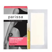 Parissa Legs & Body Wax Strips Kit Value Pack for Body Hair Removal At Home