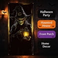 thumbnail image 4 of Halloween Witch Vampire Door Cover Banner Spooky Gothic Polyester Door Decor for Halloween Party ghost house Home Porch Indoor Outdoor Decorations, 4 of 7