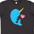 thumbnail image 4 of Inktastic Cute Narwhal Youth T-Shirt, 4 of 5