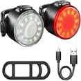 thumbnail image 3 of USB Rechargeable Bike Light Set Bike Lights Front and Back Powerful Bike Headlight Bicycle Light Installs in Seconds Without Tools, 3 of 8