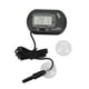 thumbnail image 1 of Termómetro digital LCD para acuario, medidor de temperatura del agua para pecera, controlador con cable, color negro, 1 of 14