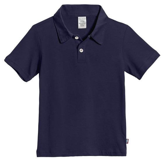 Made in USA Soft Cotton Jersey 2 Button Polos | Dark Navy