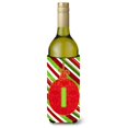 thumbnail image 1 of Adorno navideño Caroline's Treasures Letra inicial I Botella Aislante de bebidas Hugger CJ1039-ILITERK, 1 of 1