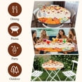 thumbnail image 7 of Orange Pumpkin Fall Round Tablecloth, Fitted Table Cover with Elastic for 45"-54" Round Tables, Thanksgiving Maple Leaf Farmhouse Table Cloth Outdoor Indoor Dinning Party Waterproof Tablecloths, 7 of 7