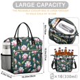 thumbnail image 5 of Pioneer Flower Floral Print Pattern Insulated Leakproof Lunch Box for Women, Large Lunch Bag for Tween Teen Adult, Loncheras Para Mujer for Work Beach Travel Picnic Camping, 5 of 6