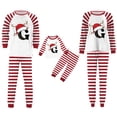 thumbnail image 6 of mgoYE Matching Christmas Pajamas for Family Winter Christmas Pajamas for Family Matching Sets 2025 Initials Letters Print Xmas Pj Sets Family Holiday Soft Lougewear, 6 of 6