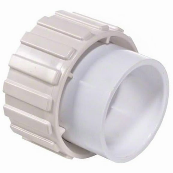 Waterway Plastics 400-5640 1.5 in. Pool Pump Union with Gasket - White