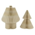 thumbnail image 4 of Northlight Accordion Honeycomb Foldable Paper Christmas Tree - 3' - Cream, 4 of 7