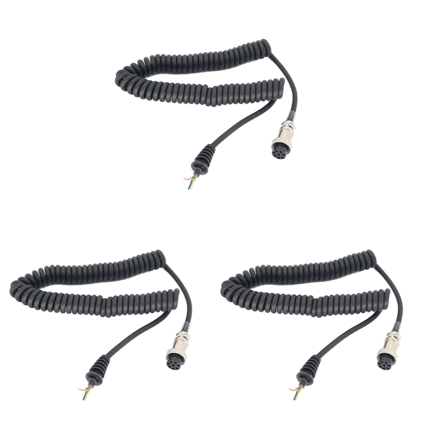 HM-36 Cable resorte para micrófono y altavoz Walkie Talkie 8 pines ICOM IC-449C 229C