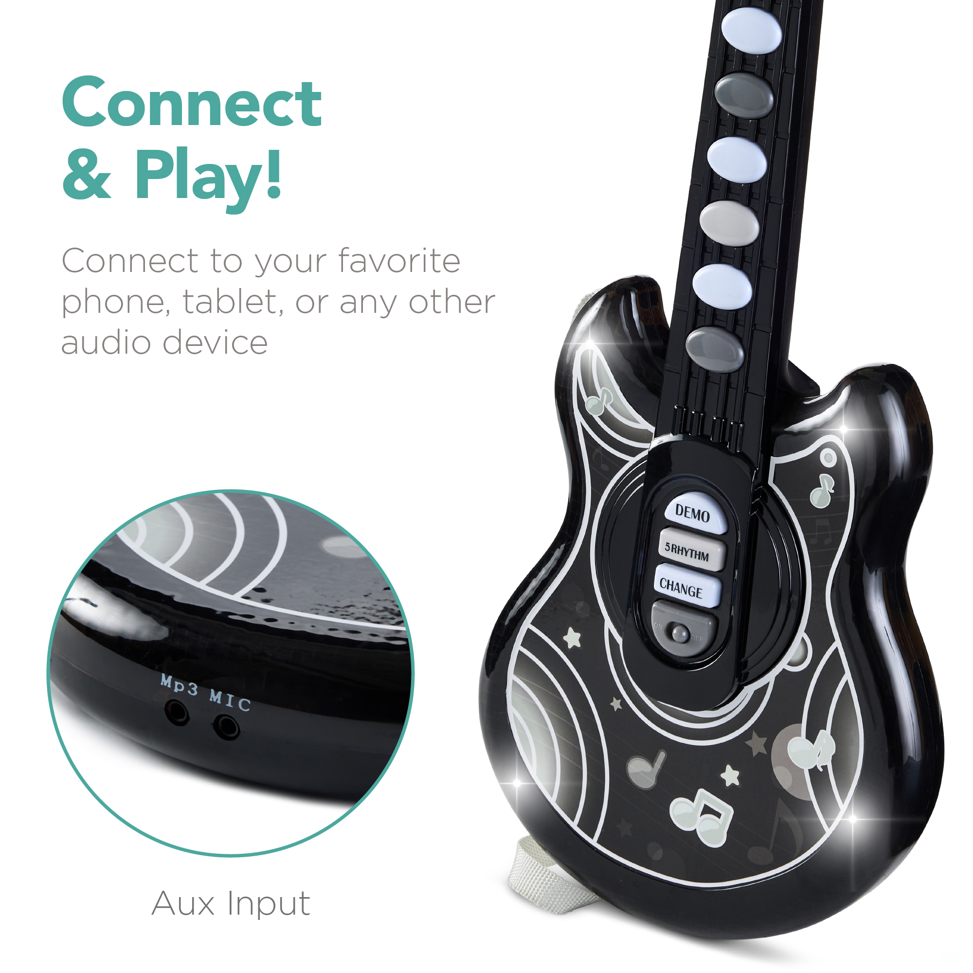 Best Choice Products Kids Flash Guitar Set, 19 Inch photo 5