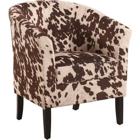 Linon Simon Chair, Udder Madness, 19.5 inches Seat Height